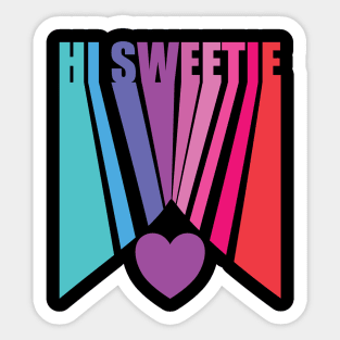 Hi Sweetie Valentine Sticker